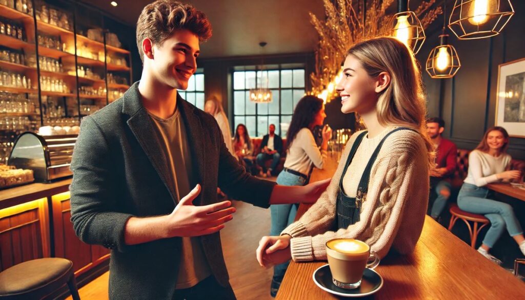 coffee shop dating